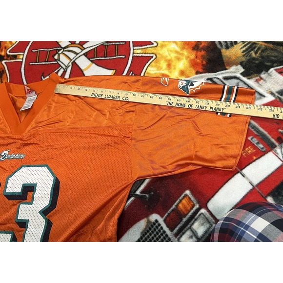 NFL Miami Dolphins Ronnie Brown #23 Orange Team Apparel‎ Jersey Size 2XL - Picture 9 of 9